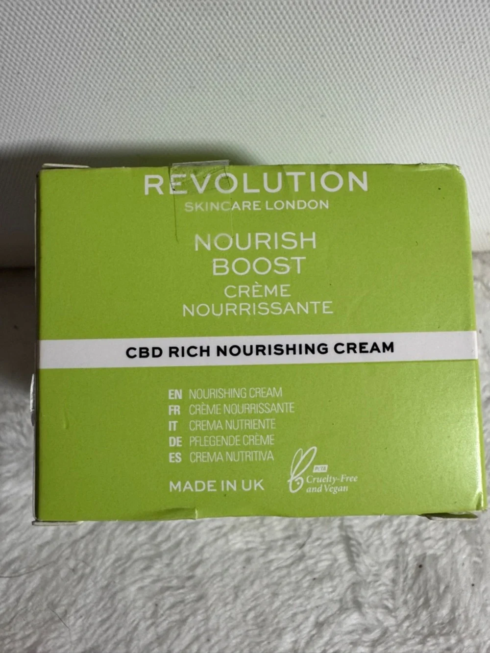 NIB Revolution Nourish Boost CBD Rich Nourishing Cream 1.69fl oz/50ml
